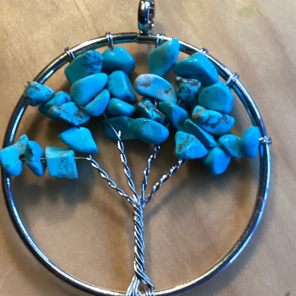 Tree of Life Turquoise Necklace